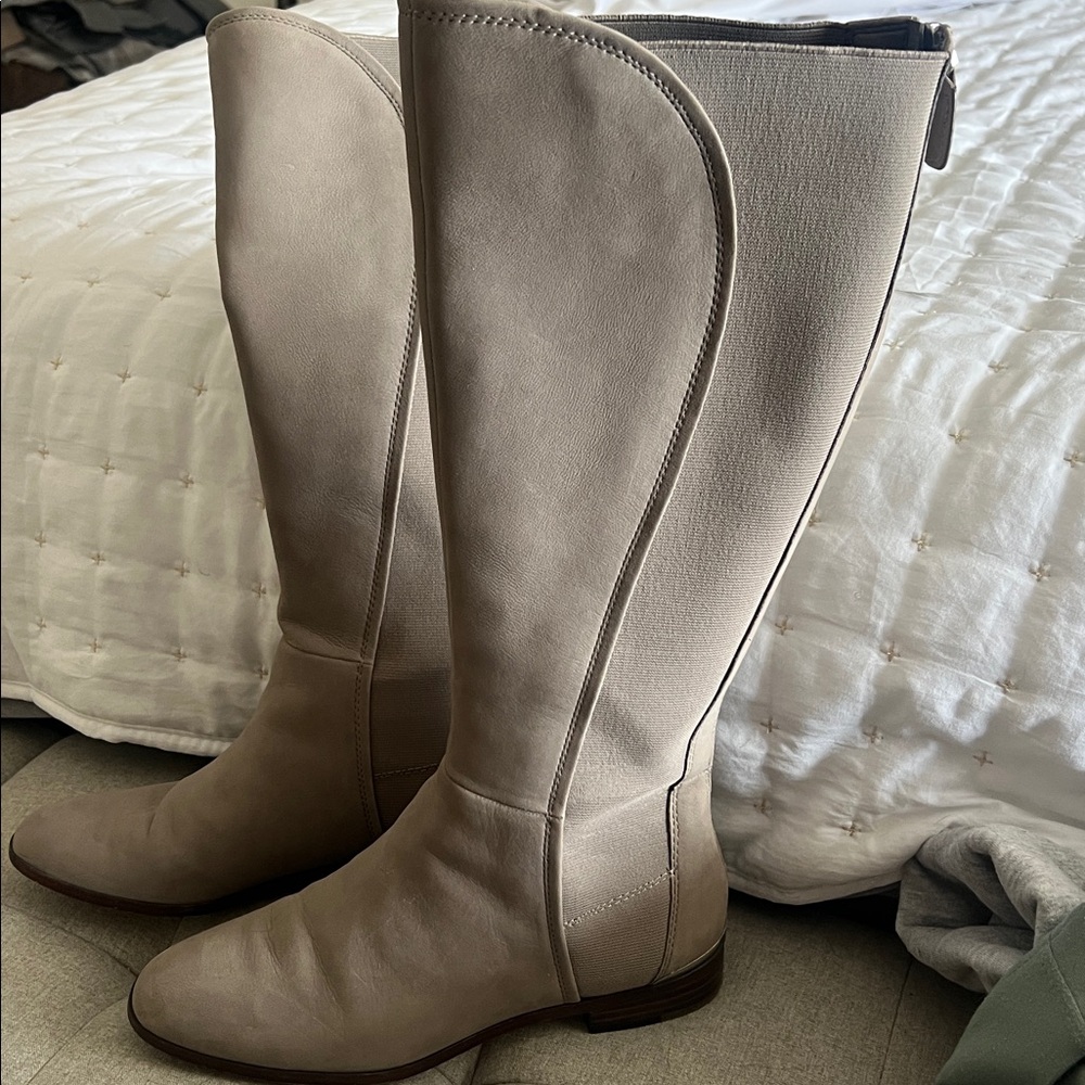 Louise et Cie Beige Over the Knee Boots - Picture 2 of 2